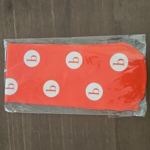 Red with 'b' Logo Socks